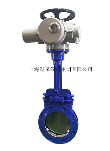 dn150电动对夹式刀型闸阀