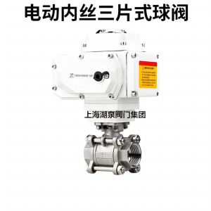 DN25材质304不锈钢内丝电动球阀