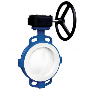 蝶阀\D371F46-10C\DN500\衬氟\蝶板WCB衬F46\手动