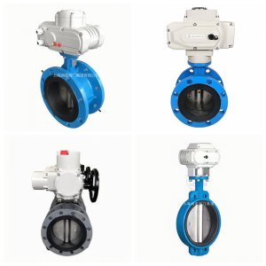 原水泵出口手动阀改电动阀D941X-16Q DN200